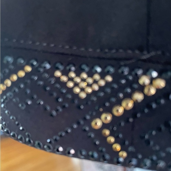 Cashe knee length dress for women. Beautiful black embellished with studs. X L - Picture 5 of 7